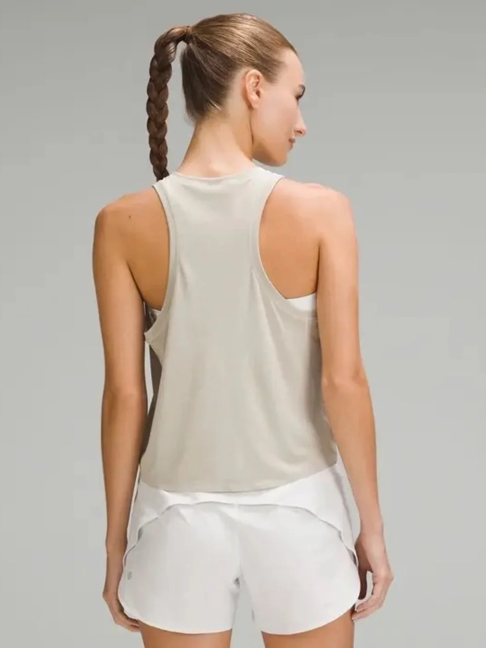 Like New - Lululemon Fast and Free Race Length Tank Top in Mojave Tan (12)